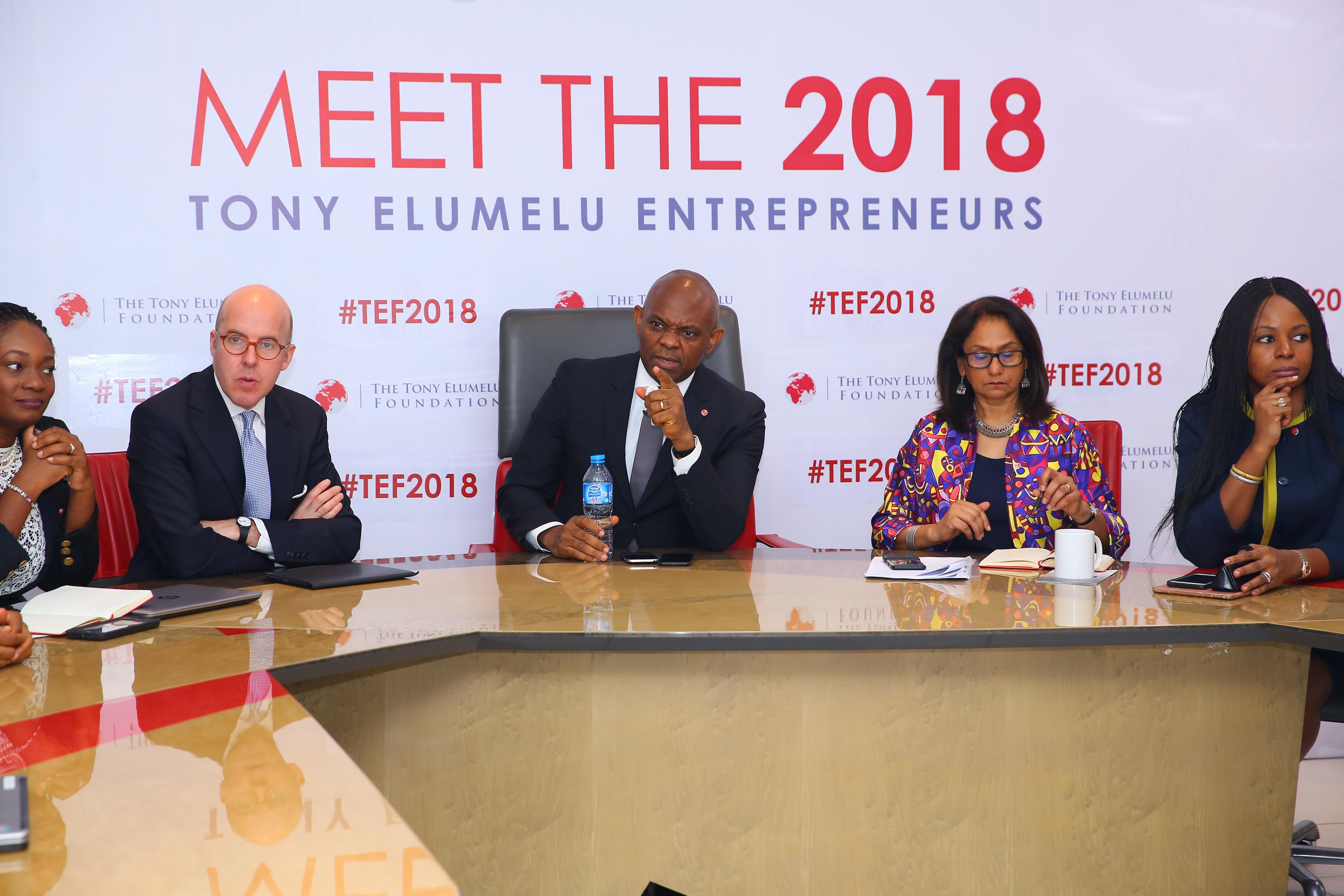 LA FONDATION TONY ELUMELU CHOISIT 1 000 ENTREPRENEURS POUR SON PROGRAMME DE 2018 - DES PARTENARIATS AVEC LA CROIX-ROUGE, LE PNUD ET INDORAMA SOUTIENNENT 250 AUTRES BÉNÉFICIAIRES