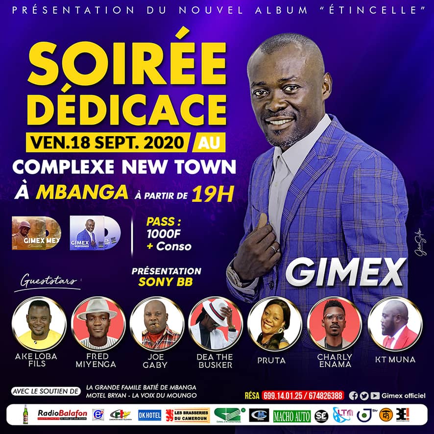 Cameroun – Culture : l’artiste chanteur Gimex promet des étincelles le 18 septembre à Mbanga